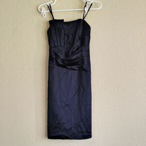 Cache Womens Strapless Mini Cocktail Dress 2 Prom Formal Made In USA